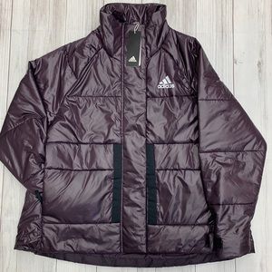 ADIDAS WOMEN NOBLE PURPLE GLAM ON WINTER JACKET SIZE M NWT